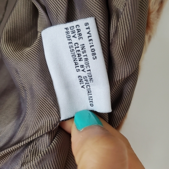 Vtg Y2K Cache Lamb Leather Fur Trim Sueded Gemstone Jacket Size Medium - Picture 15 of 16